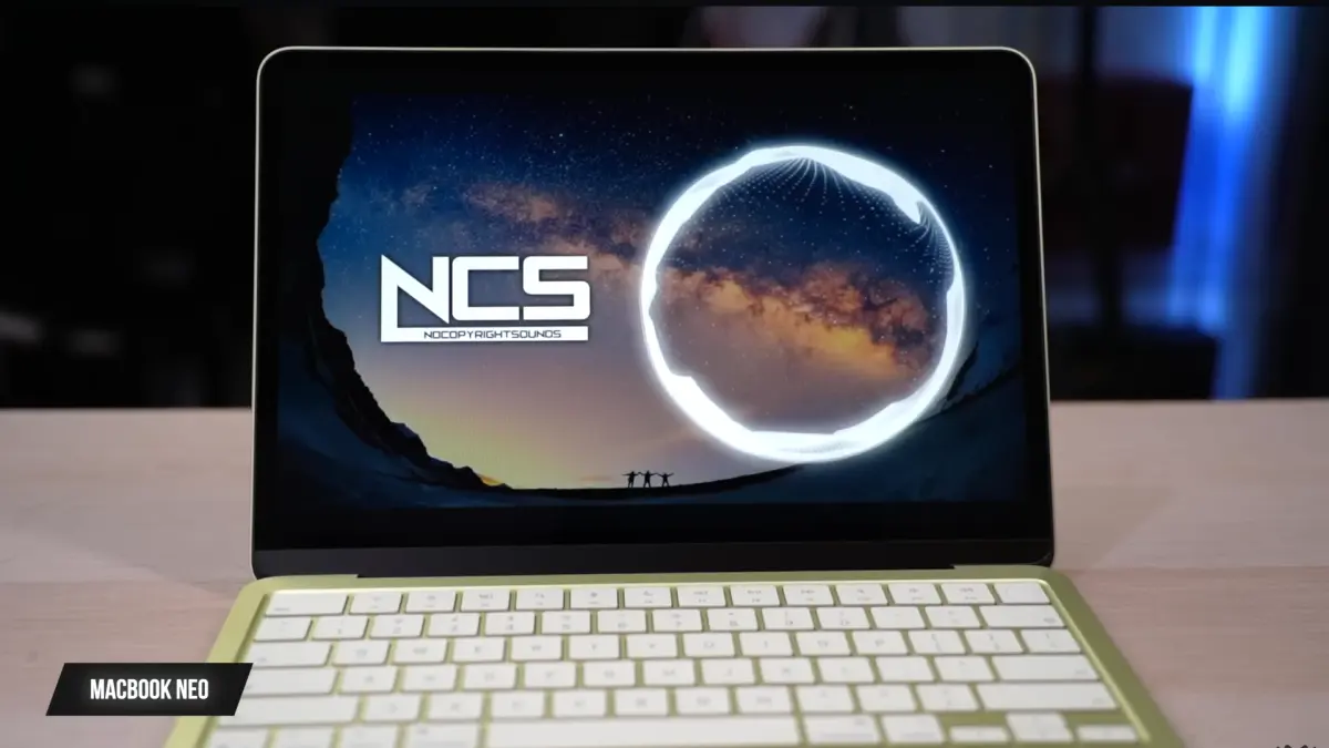 MacBook Neo hadir sebagai laptop Apple murah dengan chip A18 Pro. Simak harga, spesifikasi, fitur yang dipangkas, dan performanya. (Youtube. com)
