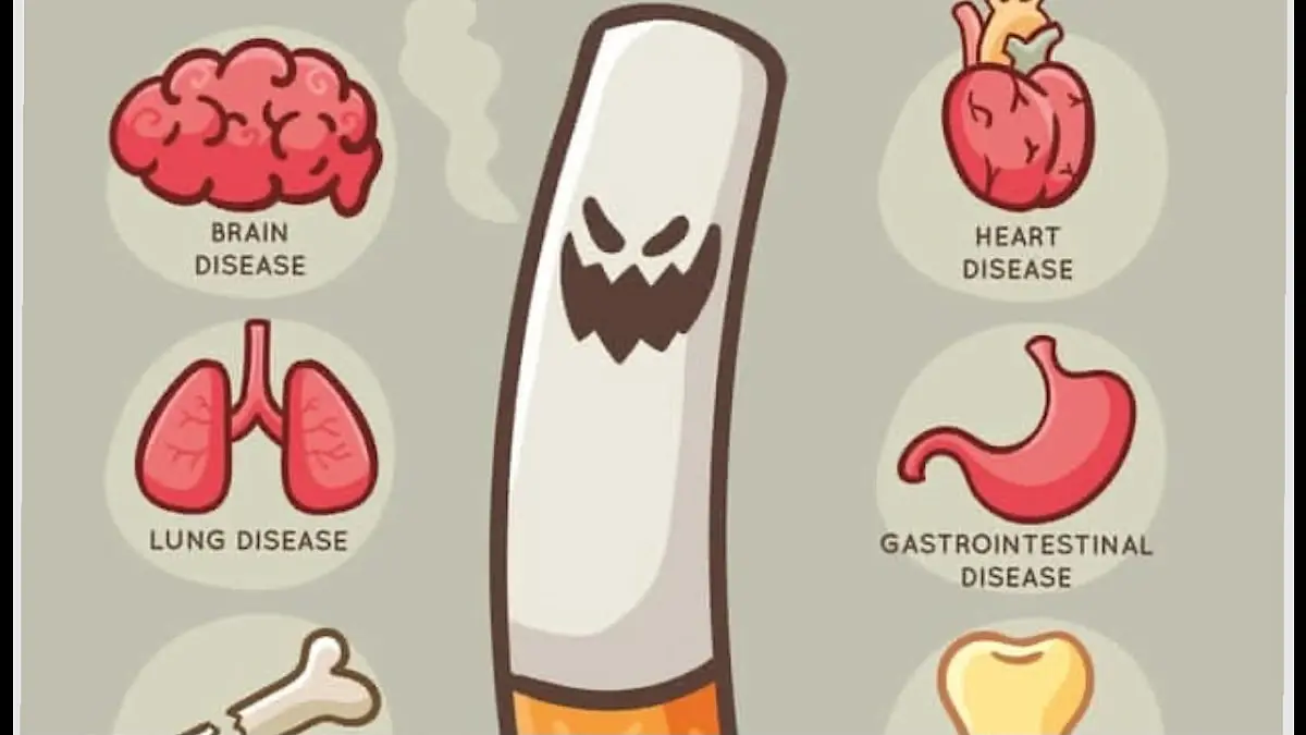 Bahaya rokok dapat meningkatkan risiko serangan jantung, stroke, kanker paru hingga gangguan kesuburan. Kenali dampaknya dan segera berhenti merokok.(pinterest)