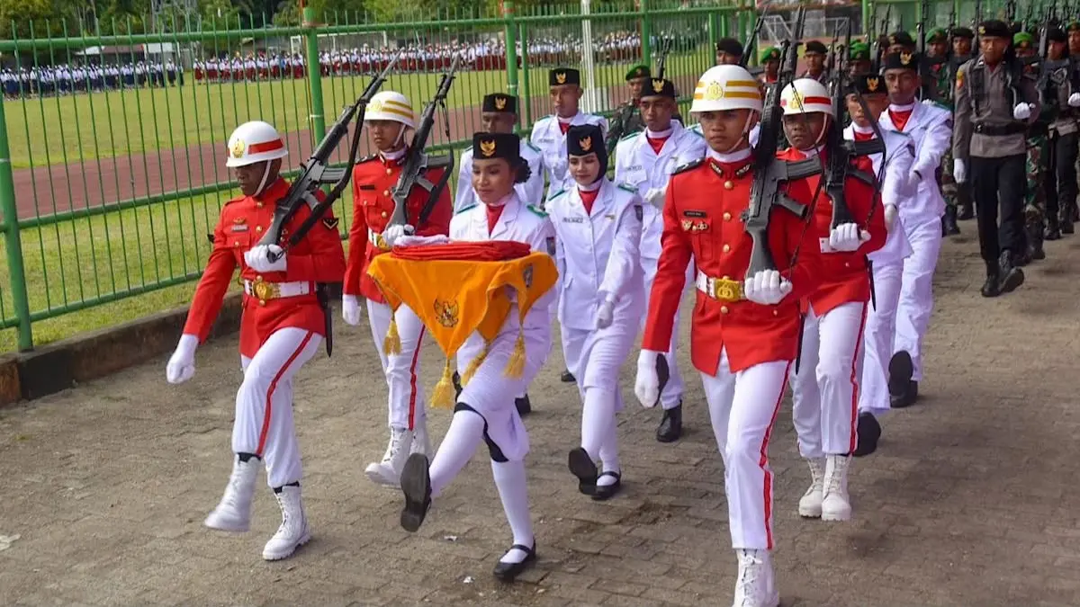 HUT ke-81 RI dimeriahkan pertunjukan budaya, lagu daerah, kreativitas anak bangsa, hingga lagu perjuangan yang menggambarkan semangat persatuan Indonesia.(pinterest)