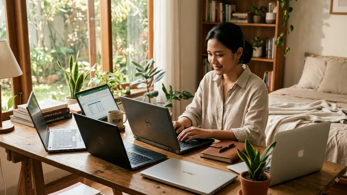 Laptop 2 jutaan paling worth it 2025 masih layak dibeli. Simak 5 rekomendasi laptop murah berkualitas untuk kerja dan kuliah.