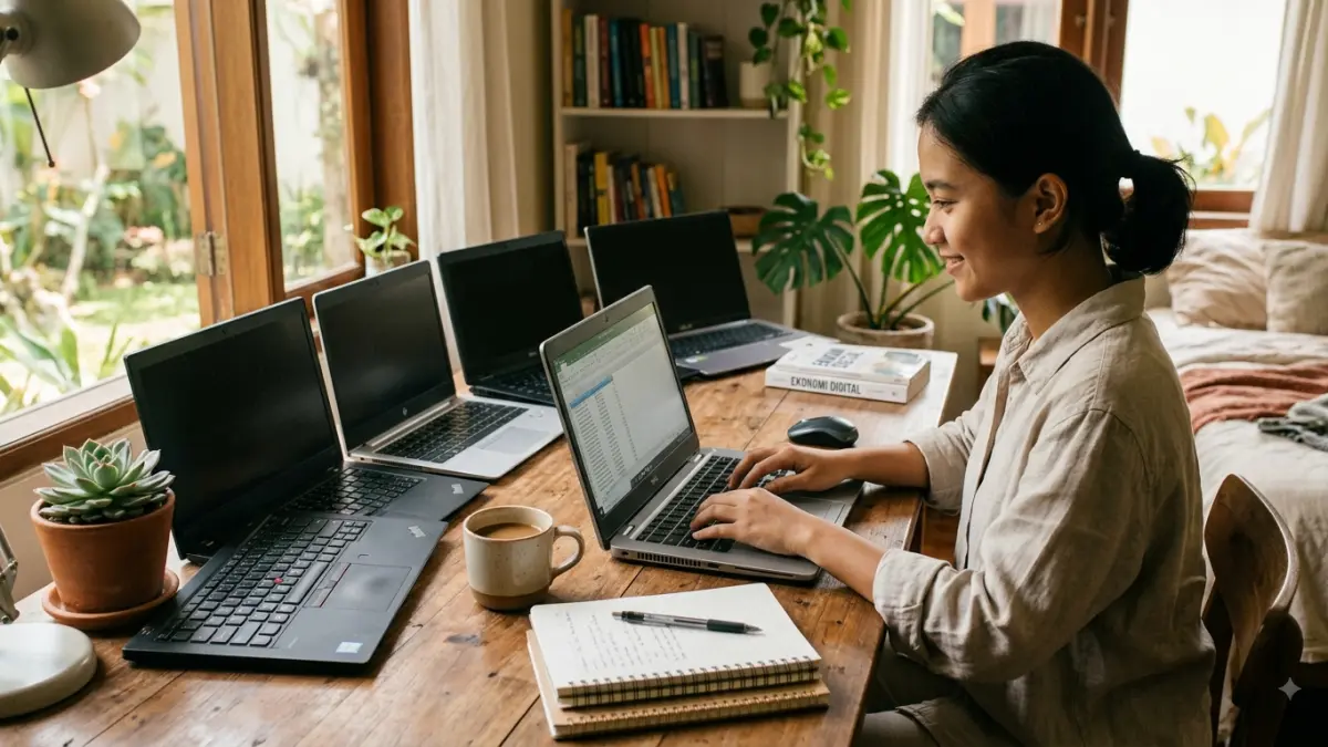 Laptop bekas terbaik 2025 harga Rp 2 jutaan masih sangat layak dibeli. Simak rekomendasi ThinkPad, EliteBook dan Dynabook.