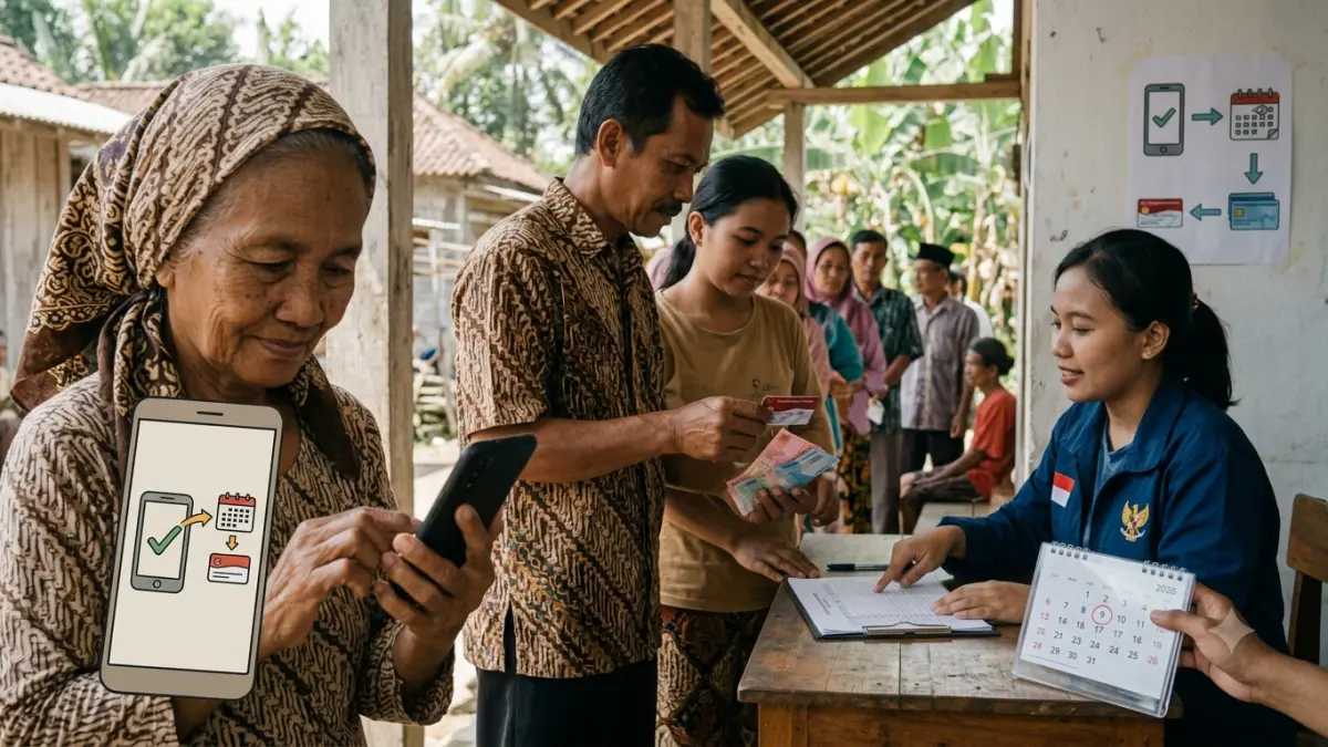 Bansos PKH dan BPNT tahap 3 masih cair Agustus 2026. Simak status SI, jadwal pencairan, bantuan beras 30 kg, PIP, dan BLT Dana Desa terbaru.