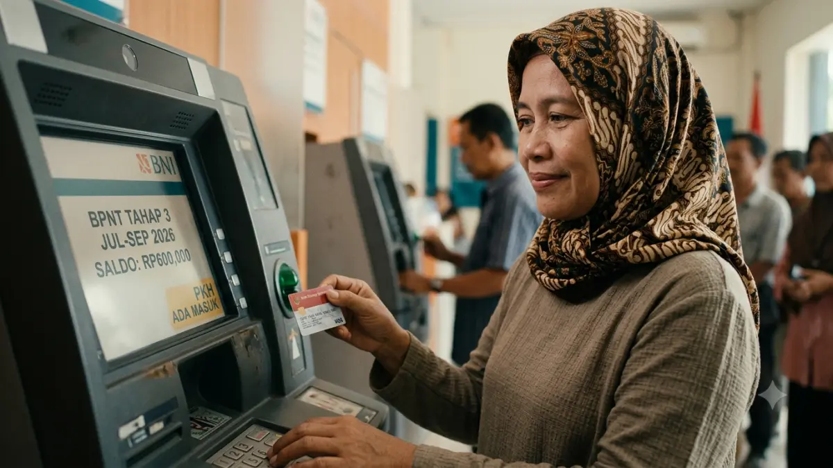 BPNT Tahap 3 mulai cair di KKS BNI dengan saldo Rp600 ribu. PKH Tahap 3 juga sudah masuk di BRI, Mandiri, dan BSI. Cek perkembangan terbarunya.