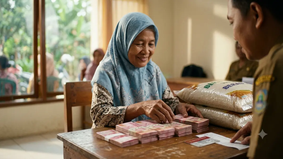 PKH Tahap 3 dan BPNT 2026 terus cair di berbagai daerah. Simak fakta bantuan Rp900 ribu, beras 30 kg, dan daftar KPM yang dicoret.