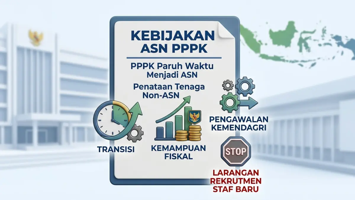 PPPK paruh waktu jadi ASN mendapat perhatian pemerintah. Kemendagri siap mengawal daerah dan memastikan tahapan penataan pegawai berjalan. (Youtube. com)