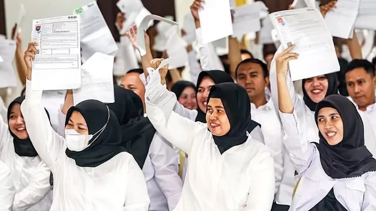 PPPK Paruh Waktu jadi penuh waktu masuk tahap finalisasi. Guru PPPK juga berpeluang ikut seleksi PNS awal 2027 dan status pegawai ditata pemerintah pusat.(pinterest)