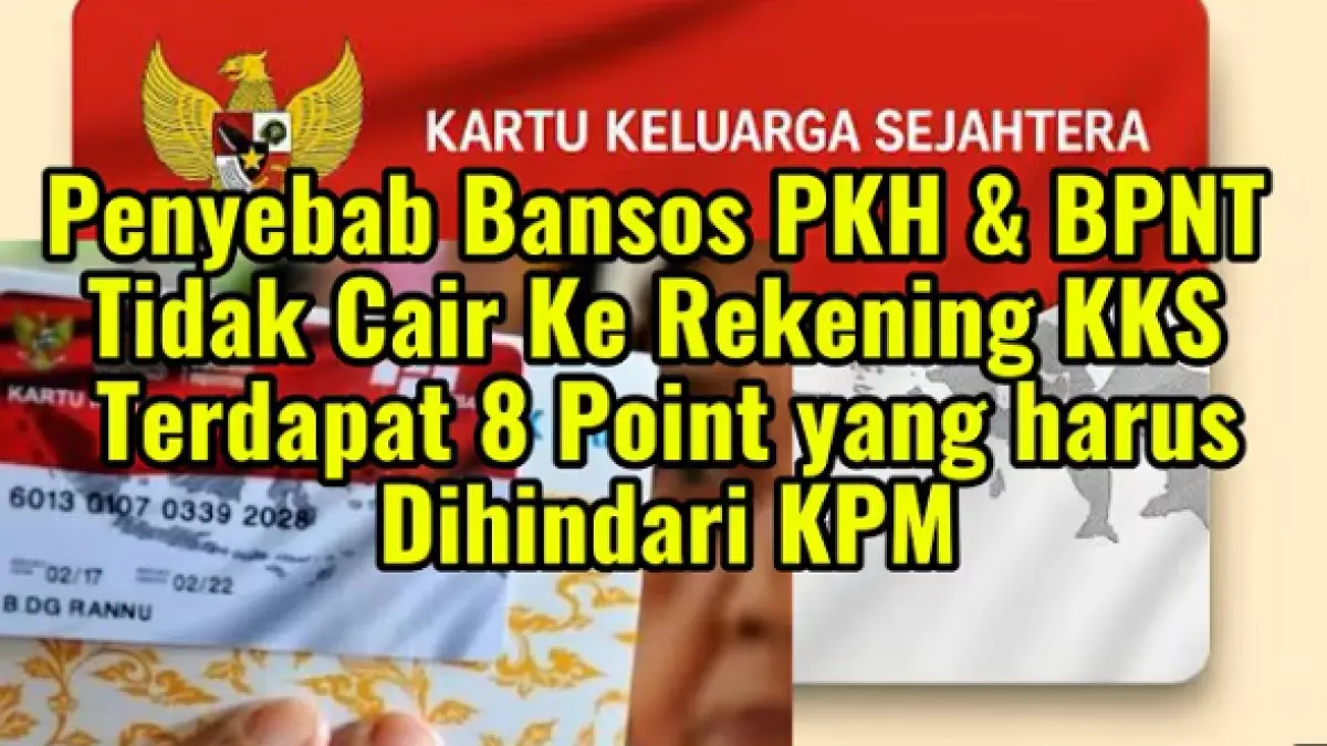 Bansos PKH BPNT tidak cair meski sudah memegang KKS? Simak delapan penyebab yang disebut dalam video TN Mandala Putra 12.
