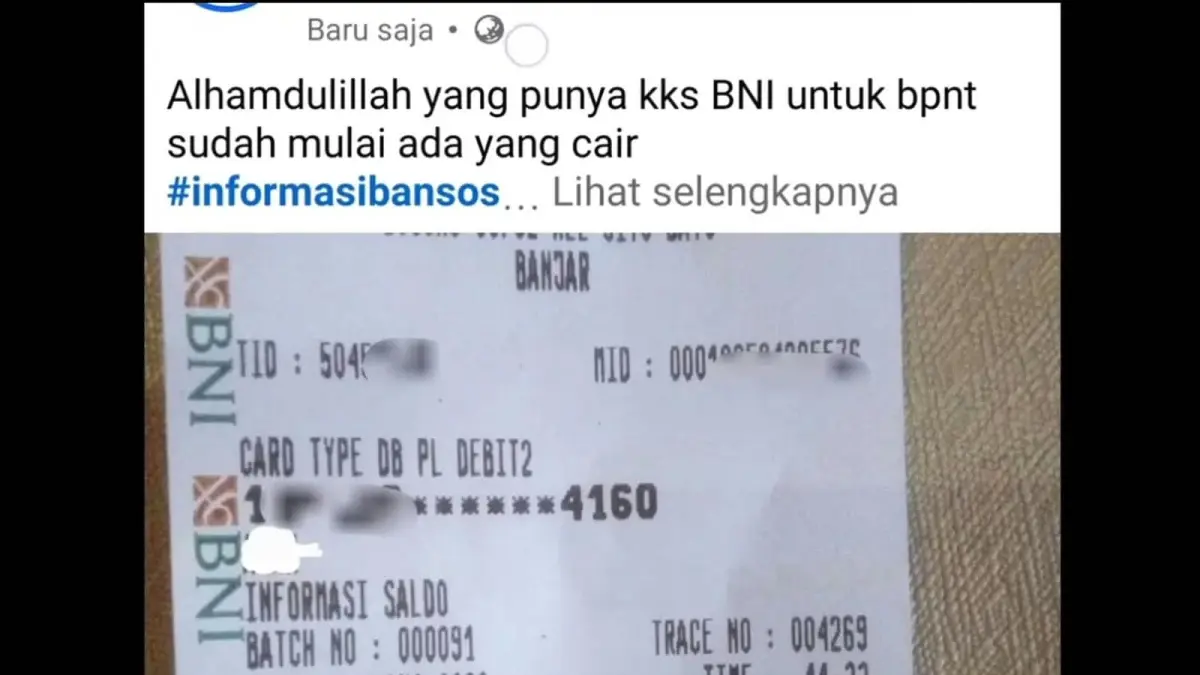 pencairan BPNT tahap 3 melalui kartu KKS. Penyaluran periode Juli-September 2026 mulai terpantau melalui Bank Mandiri dan BNI secara bertahap.