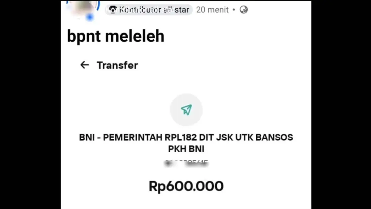 pencairan BPNT tahap ketiga melalui KKS Bank BNI. Sejumlah KPM melaporkan saldo Rp600 ribu mulai masuk pada 19 Agustus 2026.