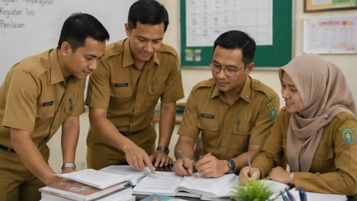 PPPK Paruh Waktu jadi PPPK Penuh Waktu disepakati dalam rapat DPR dan pemerintah. Guru PTK penuh waktu juga dibuka peluang berproses menjadi PNS.(AI)