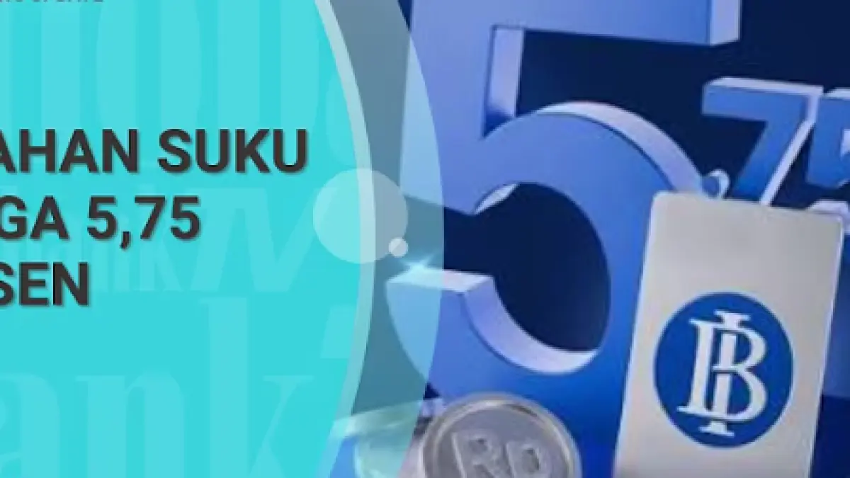 BI Rate tetap 5,75 persen pada Agustus 2026. BI fokus menjaga rupiah dan inflasi sekaligus mendorong kredit serta ekonomi digital.