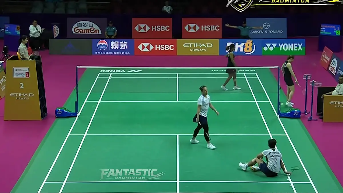 BWF World Championship 2026 menyisakan Amri-Nita di semifinal. Dua ganda putri Indonesia tersingkir di perempat final.(SC youtube)