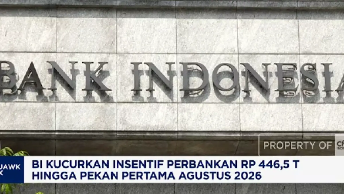 Insentif KLM Bank Indonesia mencapai Rp546,5 triliun hingga Agustus 2026 untuk memperkuat likuiditas perbankan dan mendukung kredit.