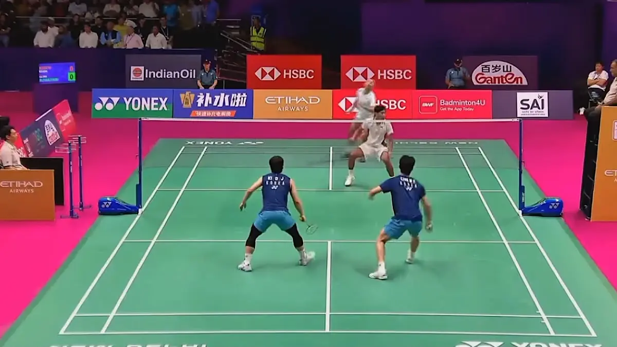 Jadwal 8 besar BWF World Championships 2026 berlangsung 21 Agustus. Tiga wakil Indonesia berebut tiket semifinal di sektor ganda.(SC Youtube)