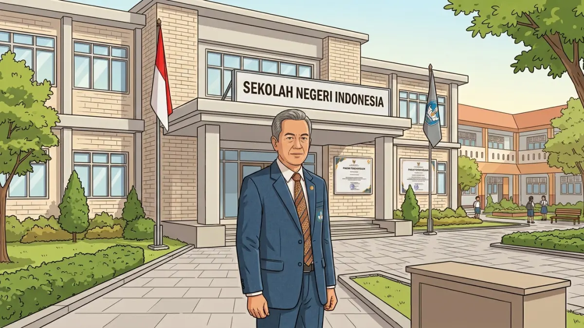 Pengisian kepala sekolah tidak bisa dilakukan hanya berdasarkan calon yang proses perteknya sudah selesai.(ILUSTRASI AI)
