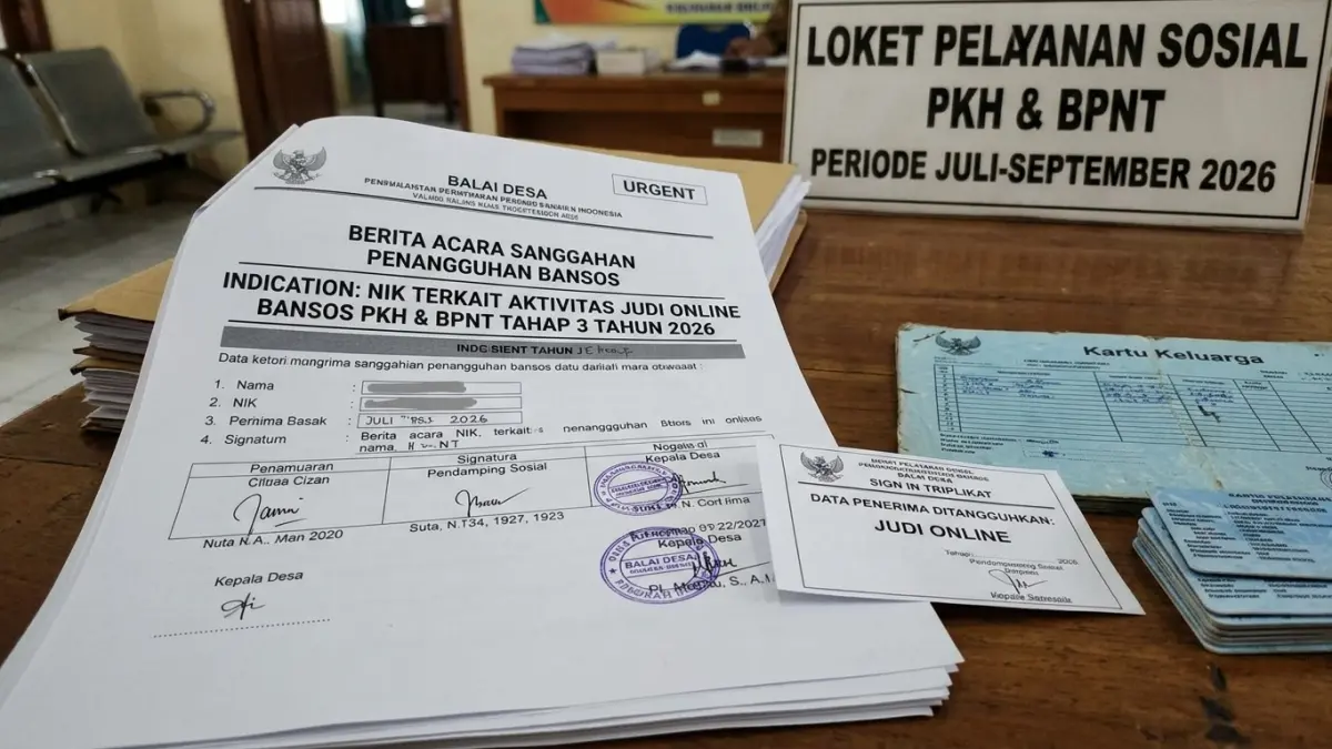 Bansos PKH BPNT tahap 3 mulai cair bertahap. Namun sekitar 1,4 juta penerima disebut terdampak penangguhan terkait indikasi judi online. (Youtube. com)