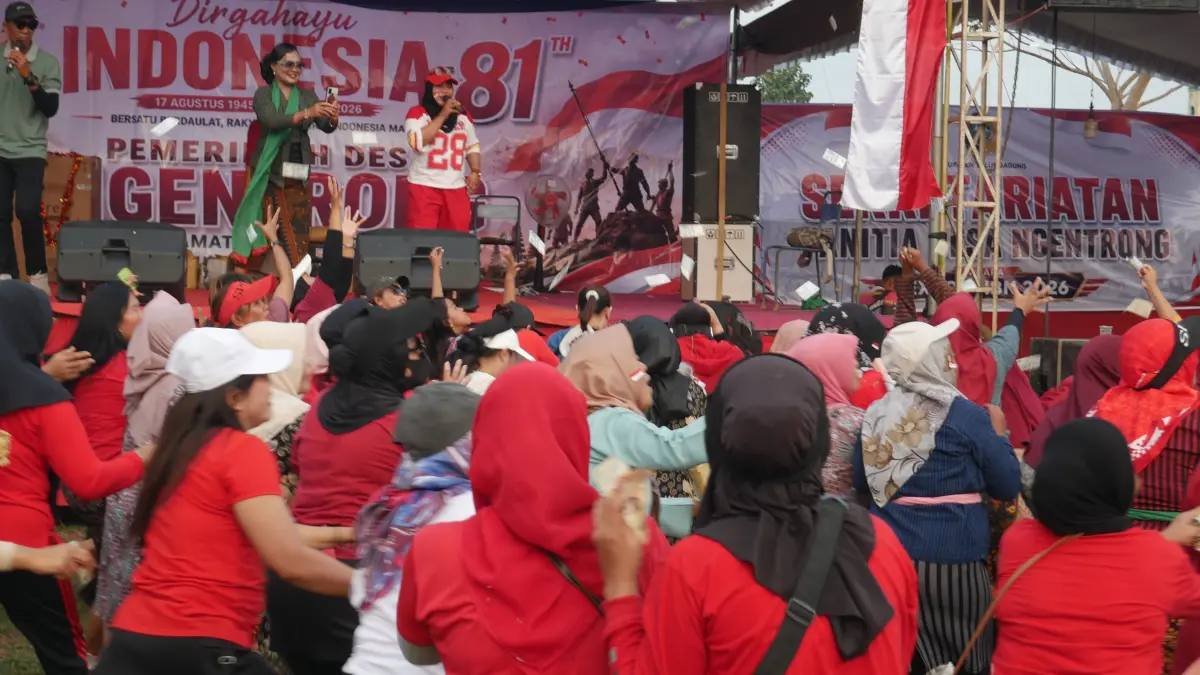 Kemeriahan undian doorprize.