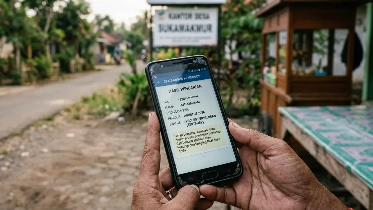 PKH Agustus 2026 masih cair bertahap. Cek status penerima lewat HP dan ketahui langkah yang perlu dilakukan jika bantuan belum masuk. (Youtube. com)
