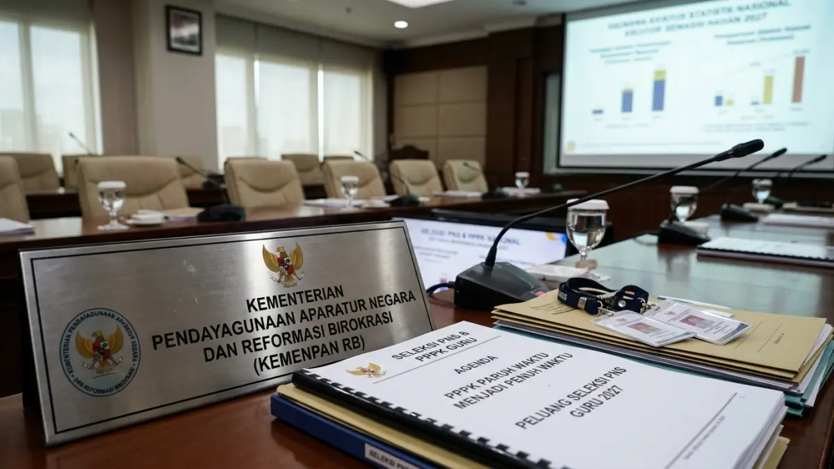 PPPK Paruh Waktu guru akan diberi kesempatan menjadi penuh waktu. Guru PPPK juga berpeluang mengikuti seleksi PNS pada awal 2027. (Youtube. com)