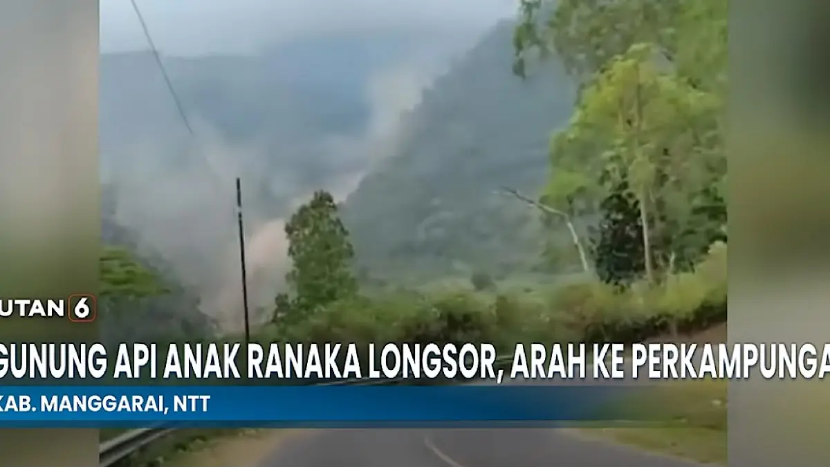 Gempa Manggarai M5,6 membuat pengungsi panik keluar tenda. Seorang ibu bahkan berlari menyelamatkan diri bersama bayi berusia satu bulan.(SC Youtube)