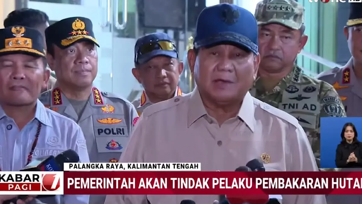 Karhutla Berau mengungkap dugaan pembakaran 12 hektare lahan untuk kebun sawit. Seorang pria ditetapkan sebagai tersangka dengan kerugian Rp1,2 miliar.(SC youtube)