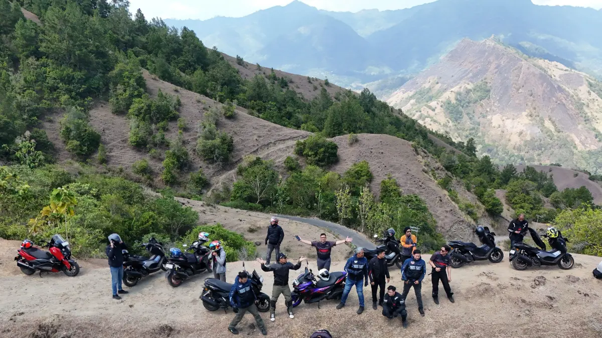 Kawasan Lembah Olon. (Foto: Yamaha untuk Radar Tulungagung)