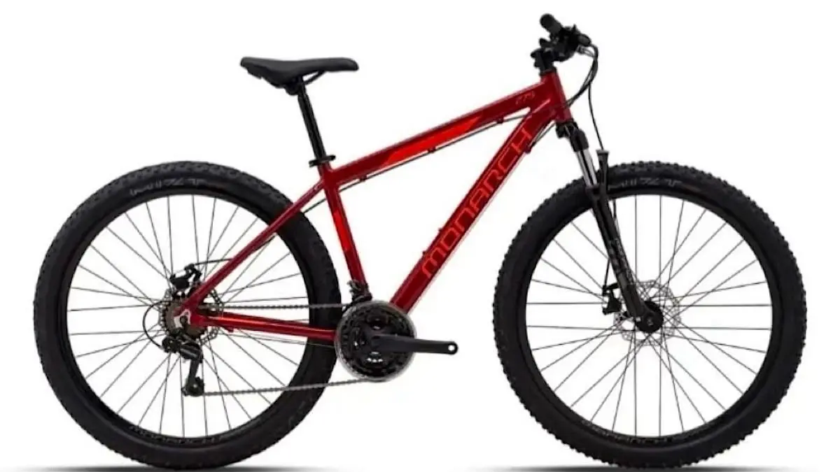 Polygon Monarch M3 diuji di Tanjakan 13 setelah lama vakum. Sepeda ini memakai 3x7 speed, rem cakram mekanik, suspensi Zoom, dan roda 26 inci.(pinterest)