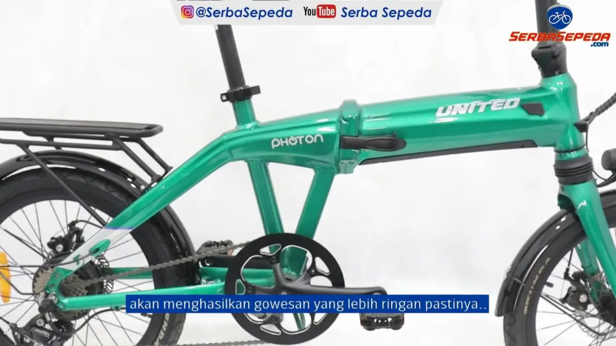 Sepeda listrik United hadir dalam beberapa pilihan untuk kebutuhan berbeda, mulai dari model folding, MTB, hingga urban.
