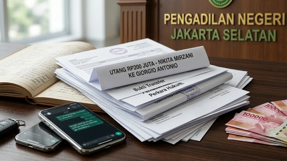 Utang Rp200 juta Nikita Mirzani kepada Giorgio Antonio kembali disorot. Nikita mengaku sudah menagih secara pribadi sebelum membawanya ke ruang publik. (Youtube. com)