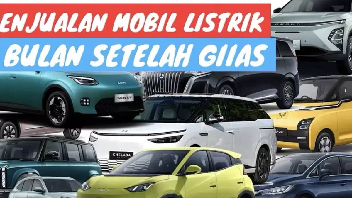 Cek daftar 15 mobil listrik terlaris di Indonesia periode Agustus 2025. BYD M6 raih posisi puncak wholesale Gaikindo disusul Wuling Binguo EV.