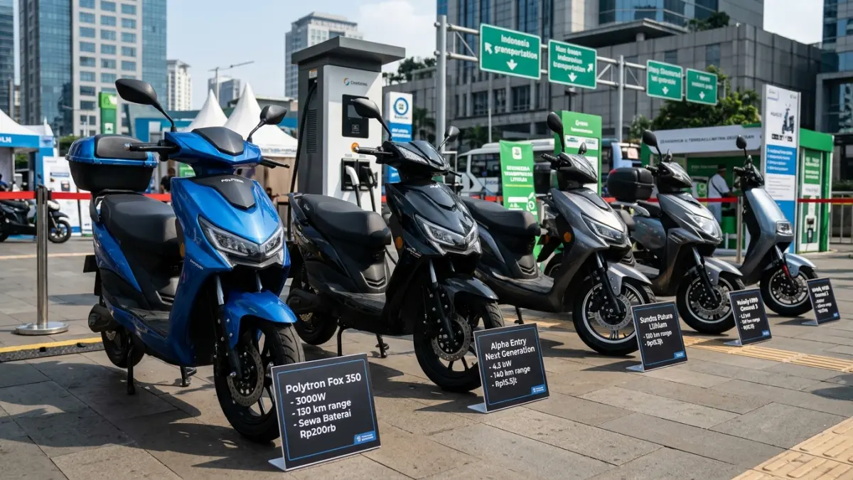 Motor listrik terbaik 2026 hadir dengan pilihan fitur, performa, dan harga beragam. Simak 5 model mulai Rp15 jutaan hingga Rp31 juta. (Youtube. com)