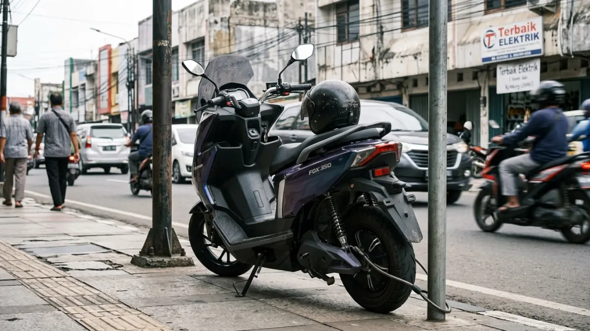 Polytron Fox 350 diuji hampir 350 km. Simak kelebihan, kekurangan, tenaga, baterai, jarak tempuh, fitur, dan biaya operasionalnya. (Youtube. com)