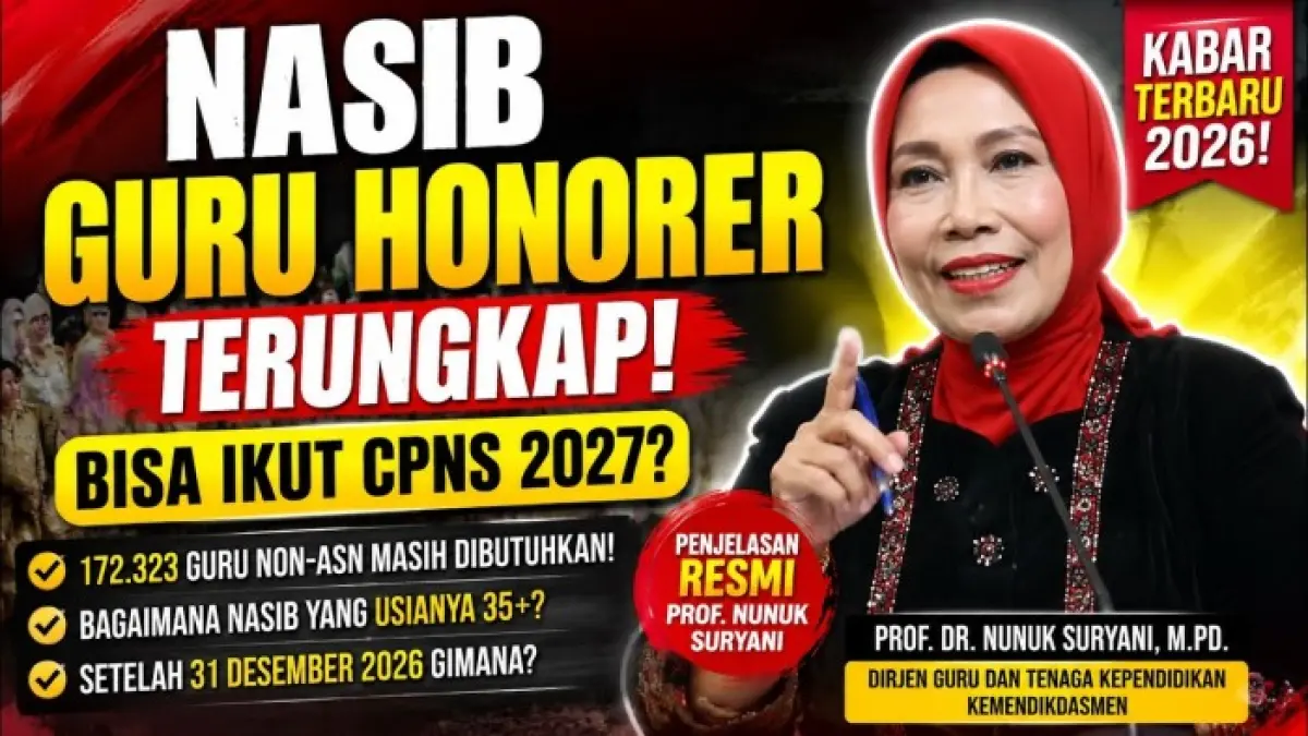 Guru honorer 2027 masih diperhitungkan dalam kebutuhan formasi. Pemerintah juga menyiapkan kebijakan transisi, tetapi belum final.