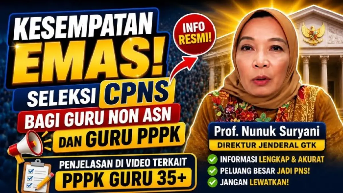 Guru non-ASN 2027 yang belum lolos CPNS masih dapat mengajar selama kebutuhan guru belum terpenuhi dan menunggu kebijakan transisi.