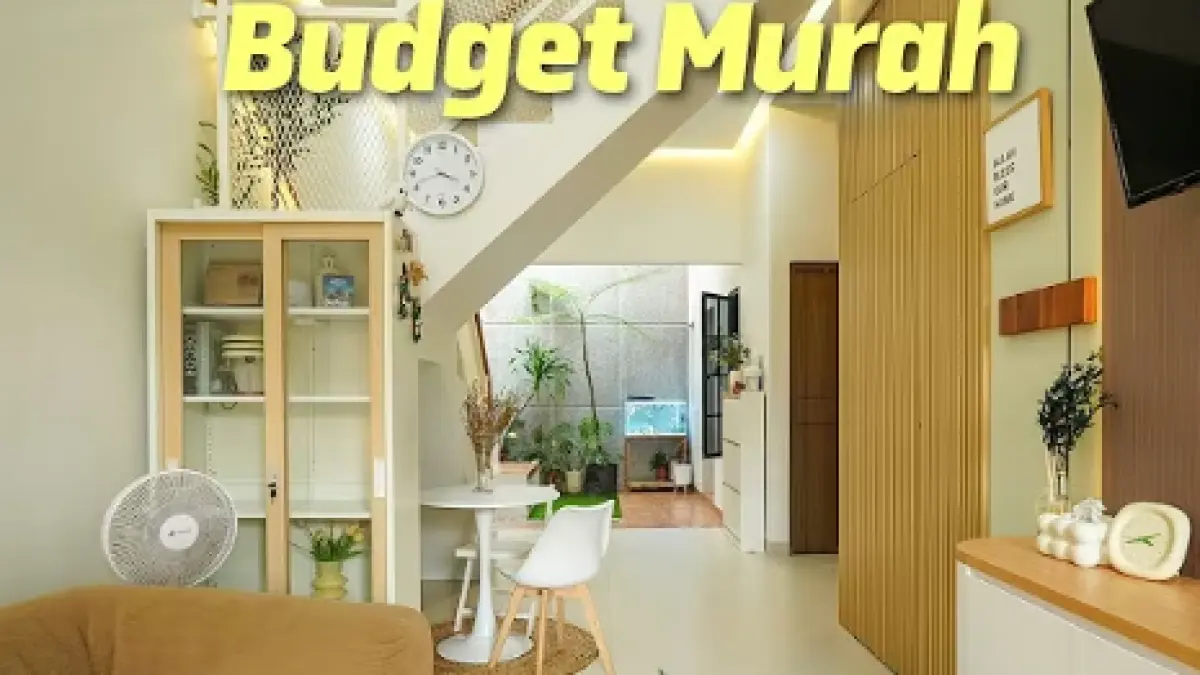 Home Decor Rumah Minimalis di rumah 6x15 meter ini memadukan konsep Scandinavian dan Japandi dengan taman indoor serta furnitur compact.