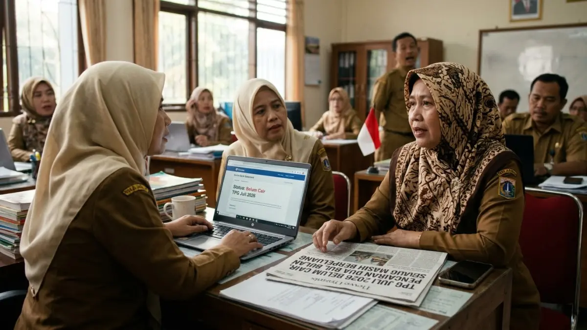 TPG Juli 2026 belum cair meski SKTP disebut terbit 3 Agustus. Pencairan Juli dan Agustus berpeluang berlangsung berdekatan.