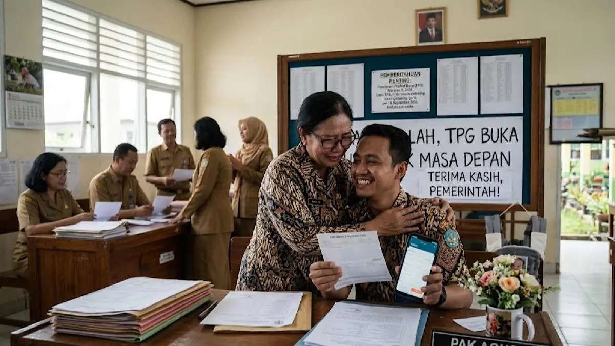 TPG Juli dan Agustus 2026 mulai dilaporkan masuk rekening. Ada guru yang menerima dua bulan sekaligus, cek status SKTP dan Info GTK.(gemini AI)