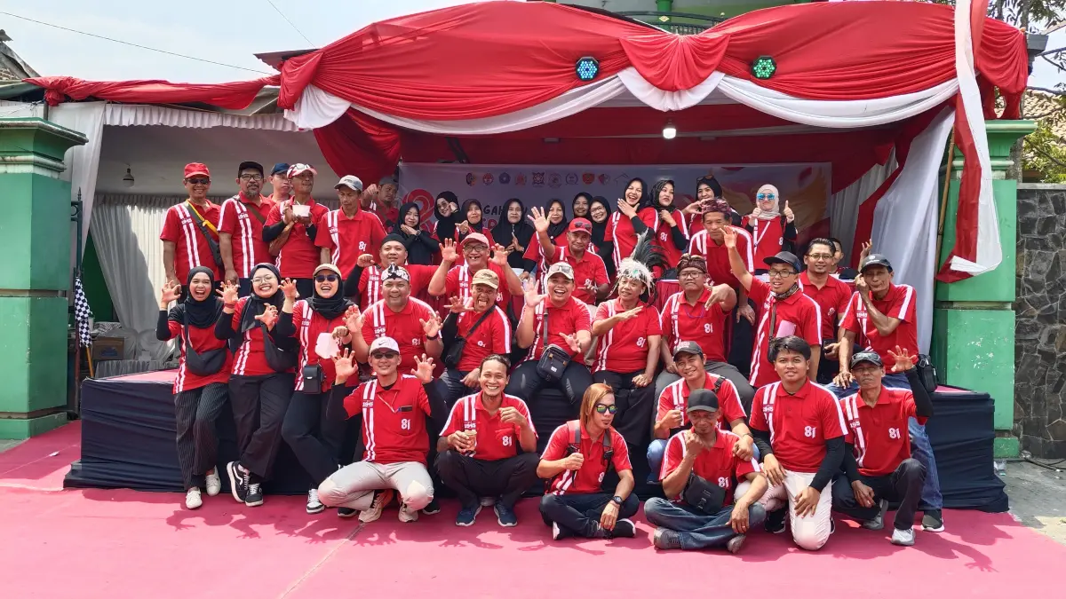 Tim PHBN beserta pemerintahan Desa Ringinpitu saat karnaval 2026.