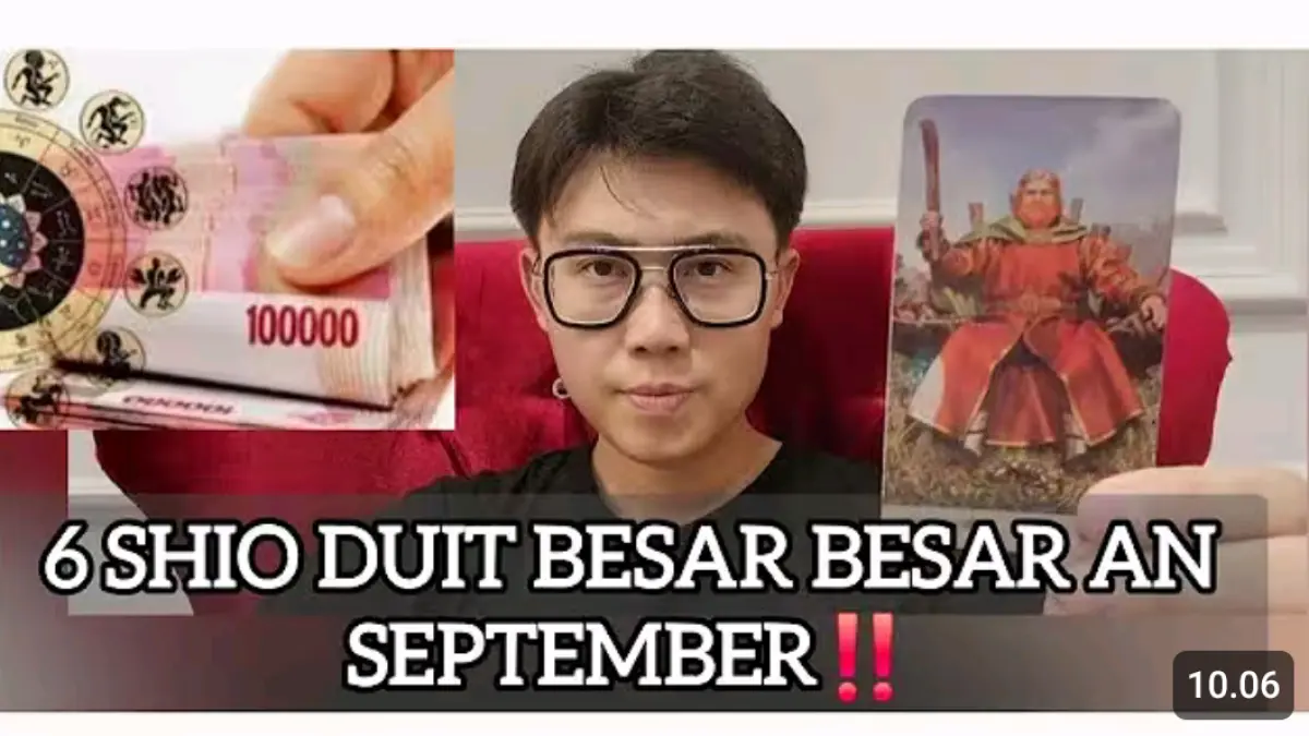 6 shio banjir duit September 2026 diramal mendapat rezeki nomplok. Ular, Anjing, Kambing, Tikus, Naga, dan Babi masuk daftar.