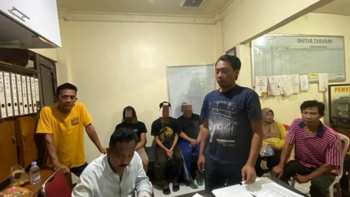 Empat warga yang terlibat perkara dugaan pencurian jagung di Desa Gesikan, Kecamatan Pakel, memilih menyelesaikan perkara melalui Restorative Justice.(POLRES TULUNGAGUNG)