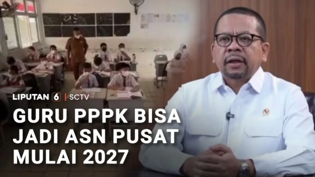 Guru PPPK berpeluang ikut seleksi CPNS 2027. PPPK paruh waktu juga disiapkan menjadi penuh waktu secara bertahap mulai Januari 2027.
