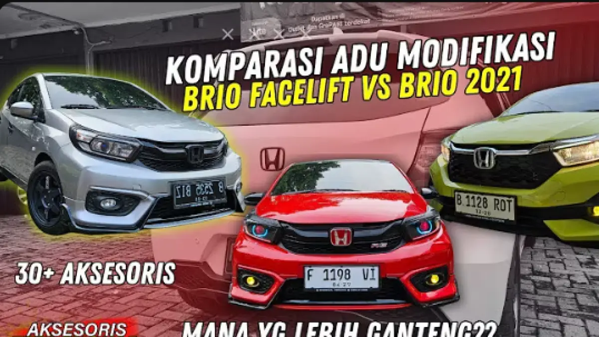 Honda Brio Satya tampil makin sporty setelah dimodifikasi bergaya RS Urbanite. Simak ubahan body kit, lampu, spoiler, interior hingga head unit 9 inci.