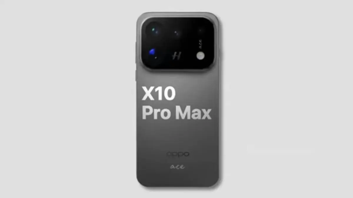 Oppo Find X10 Pro Max yang dikabarkan membawa tiga kamera 200 MP dan baterai berkapasitas 8.000 mAh.