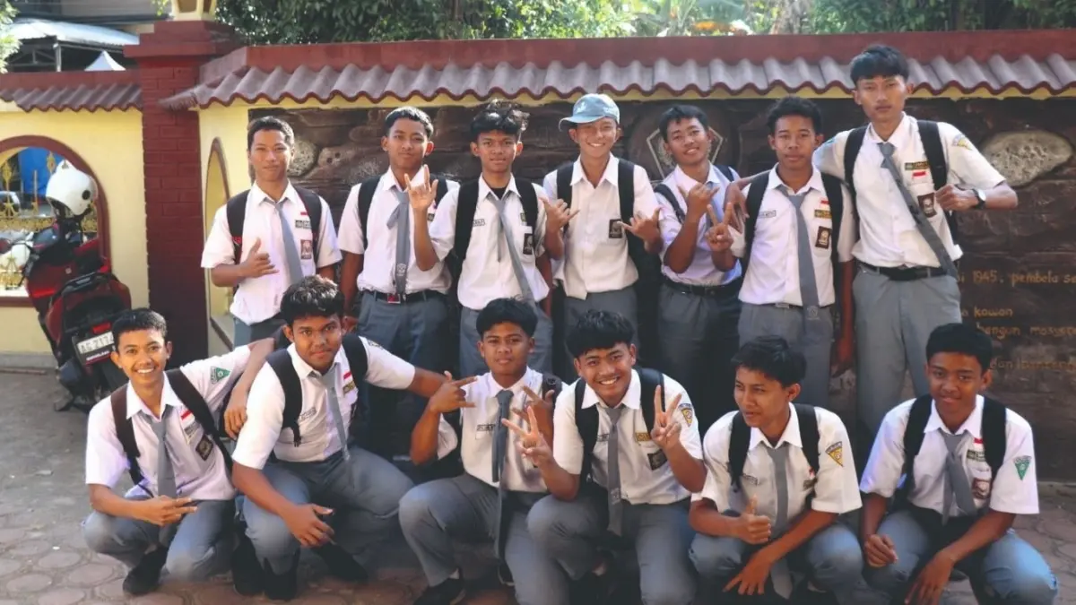 Tim SMKN 1 Tulungagung siap menampilkan performa terbaik di turnamen Bahlil Mini Soccer Asyik Menuju Puncak 2026.(DEVRAT/RATU)