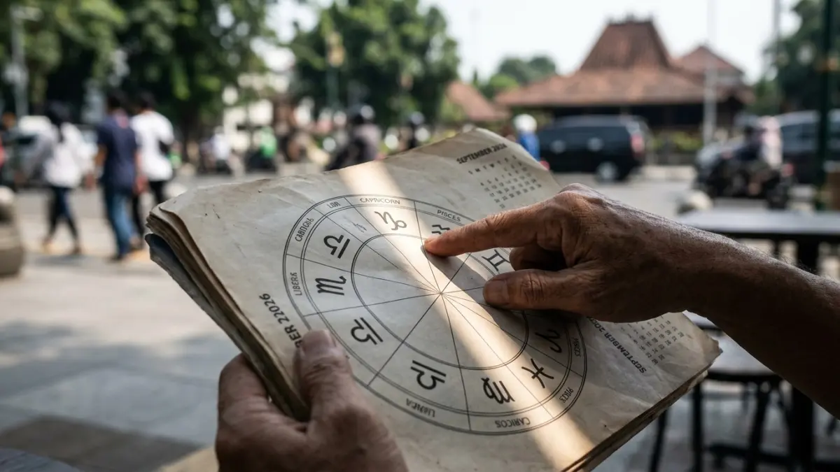 7 zodiak paling beruntung September 2026 mencakup Capricorn, Libra, Pisces hingga Taurus. Capricorn disebut paling kuat dalam karier dan keuangan. (Gemini AI)