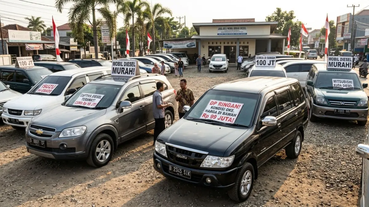 Mobil diesel bekas di bawah Rp100 juta masih banyak pilihannya, mulai Isuzu Panther, Kijang Kapsul, Mitsubishi Kuda hingga Chevrolet Captiva.