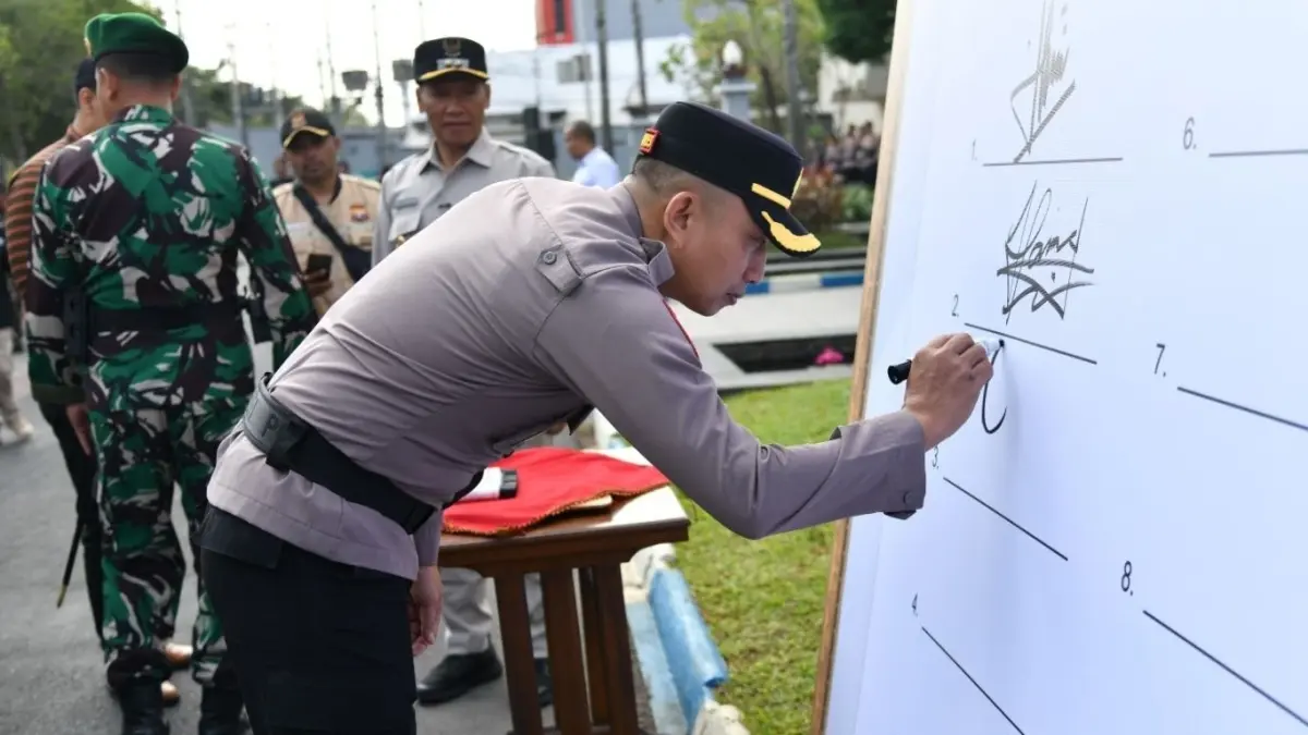 Penandatanganan Deklarasi Cipta Kamtibmas.