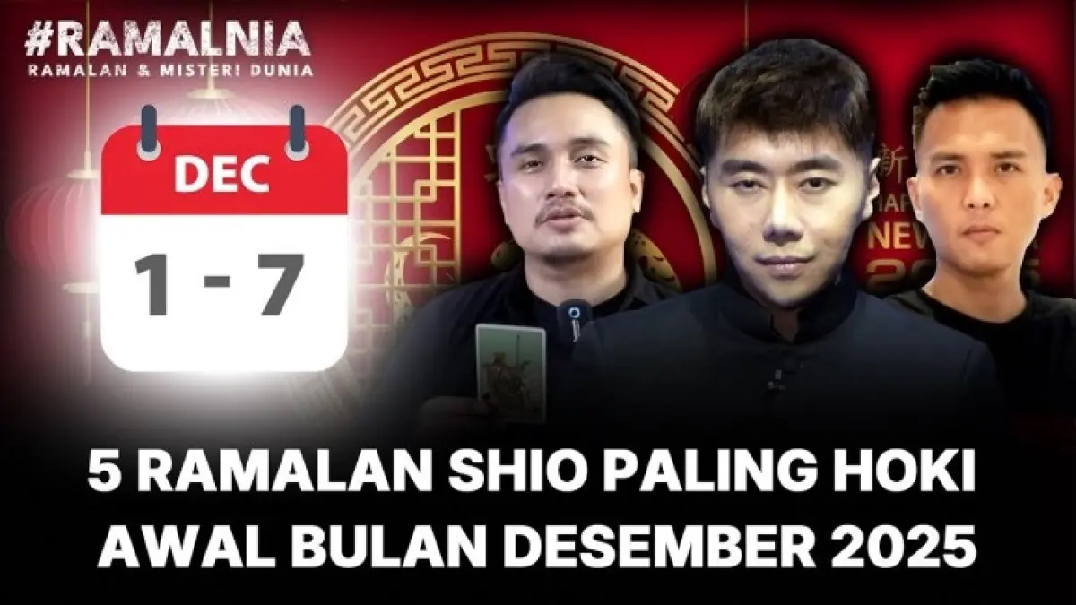 Ramalan shio Desember 2025 menyebut lima shio berpotensi mendapat keberuntungan dan peluang rezeki pada awal bulan