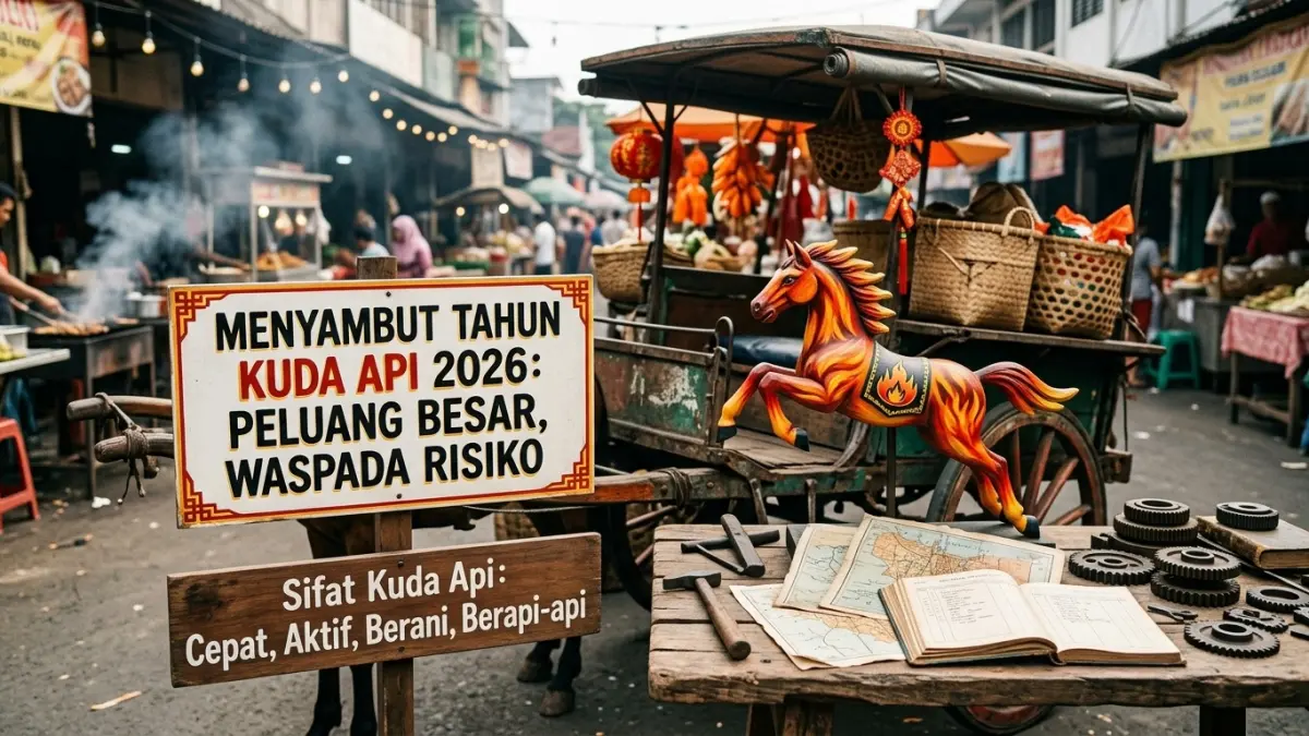 Tahun Kuda Api 2026 disebut membawa peluang besar dalam karier dan bisnis, tetapi juga menuntut keberanian, disiplin, dan keseimbangan. (Gemini AI)