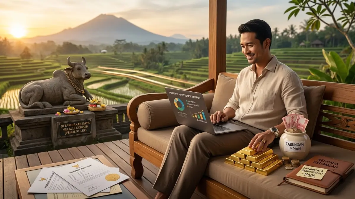 Taurus ditakdirkan kaya menurut astrologi karena dikenal praktis, konsisten, suka menabung, dan lebih memilih investasi daripada kemewahan.